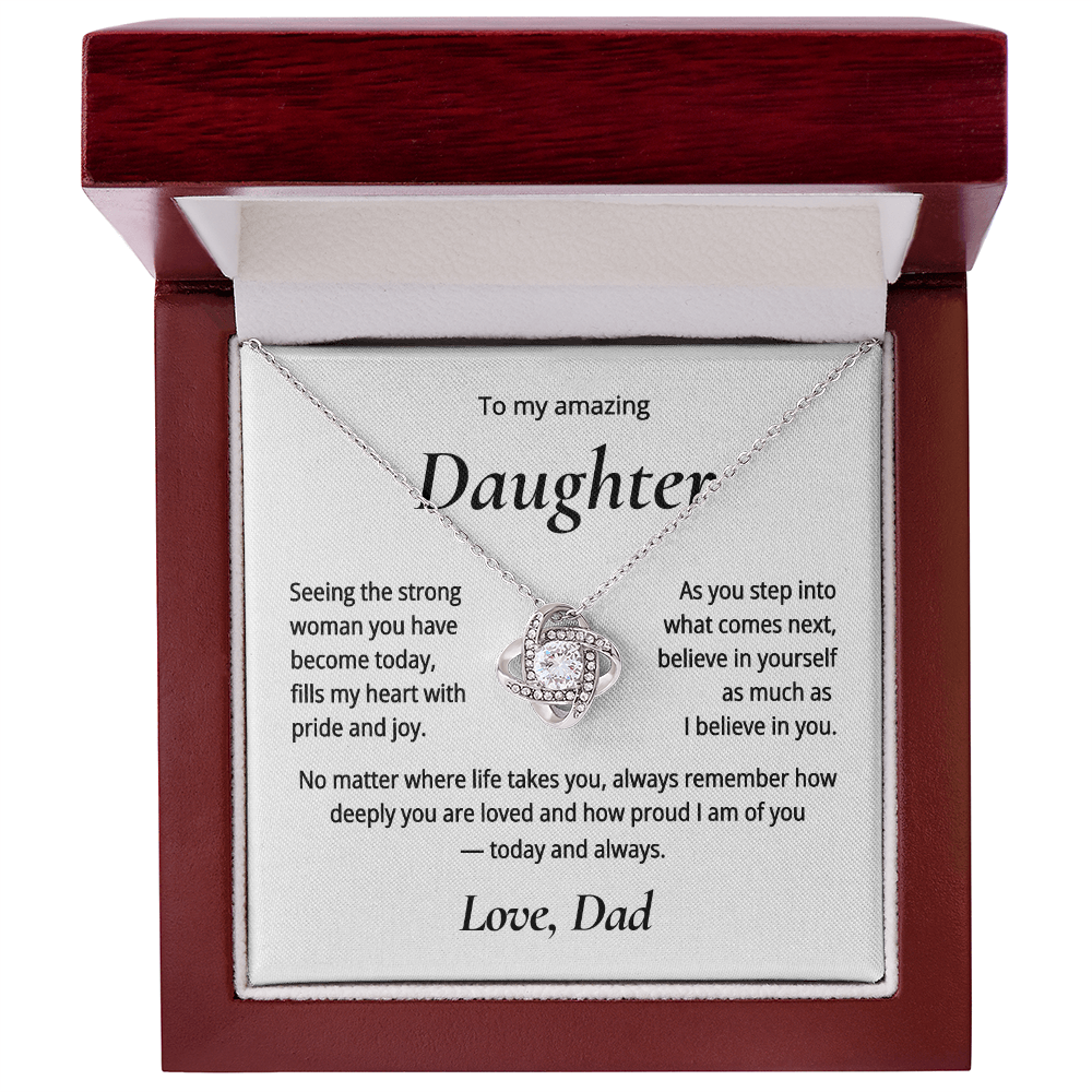 Milestone Necklace from Dad