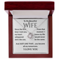 My wife, My Tomorrow- Cubic Zirconia necklace