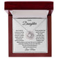 You Are My Favorite Blossom, To My Daughter Love Knot  Necklace from Mom