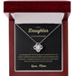 To my Daughter, Always Remember | Loveknot Necklace