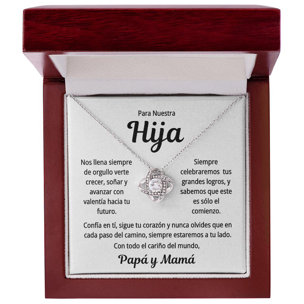 Celebramos tus Logros, Collar para una Hija