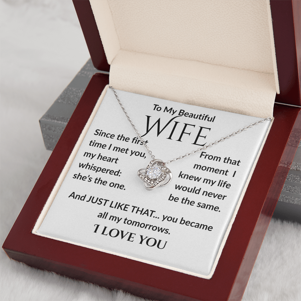 Just Like That, Cubic Zirconia Necklace for Wife