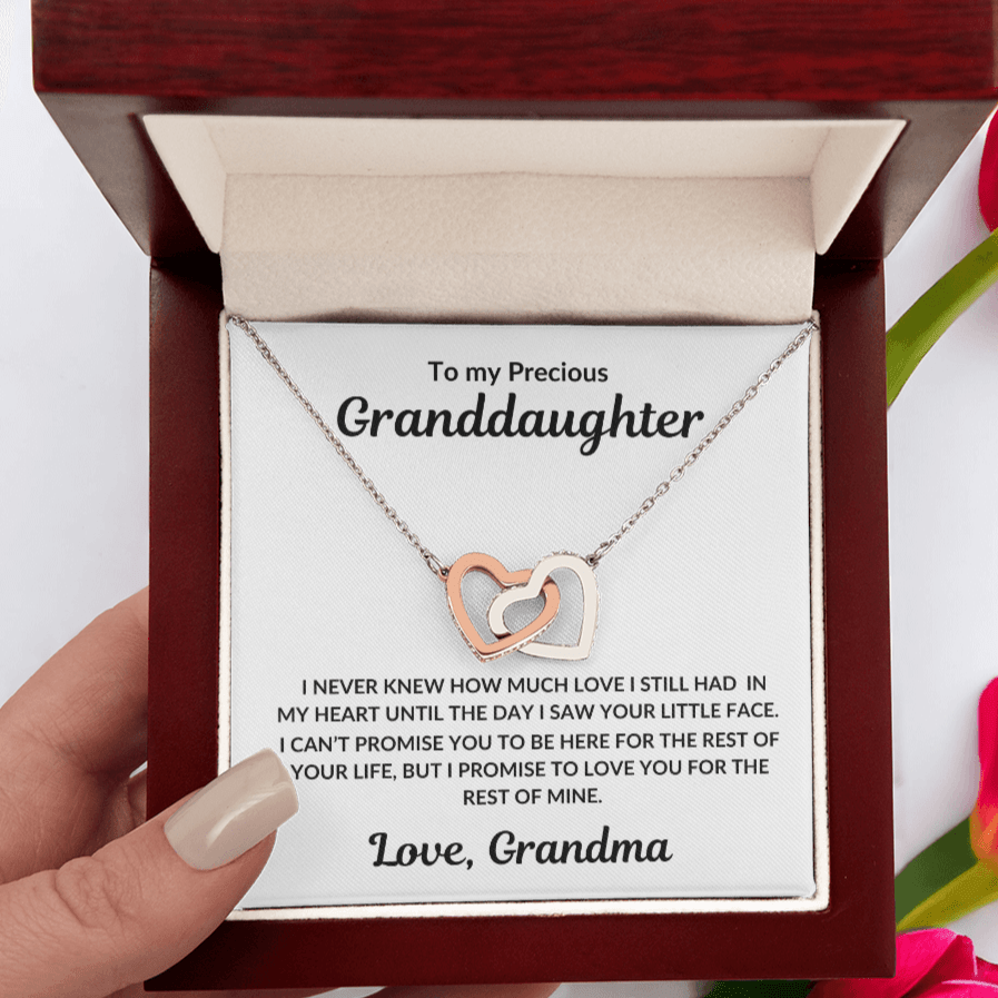 To my Granddaughter, I Loved your Little Face, Necklace