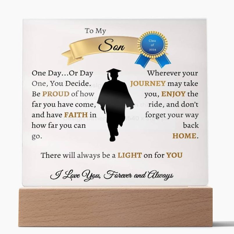 Graduation Plaque for Him