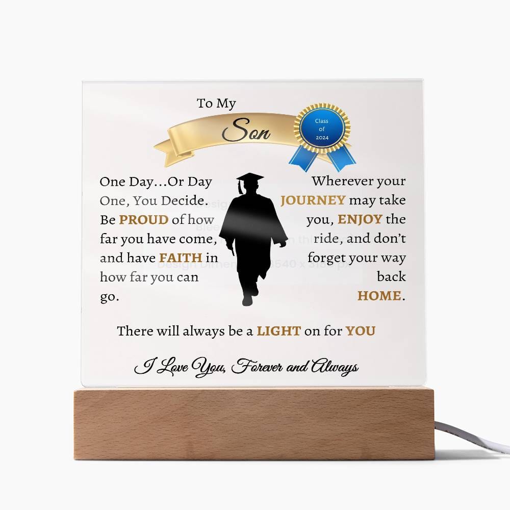 Graduation Plaque for Him