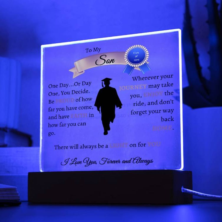 Graduation Plaque for Him