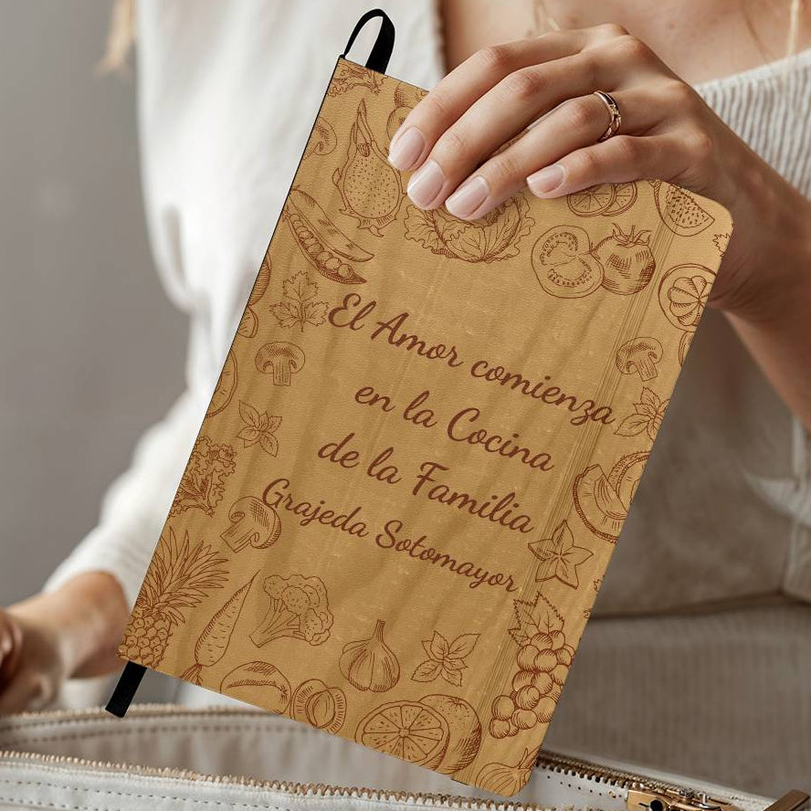 Recetario Personalizado con Apellido • Libro de Recetas Familiar • Cuaderno de Cocina Artesanal en Español