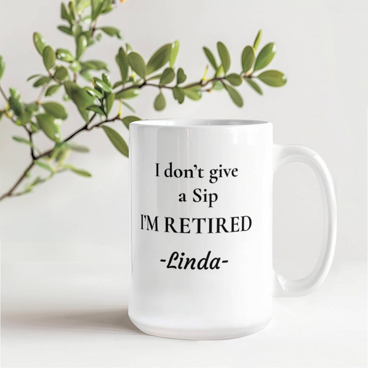 Personalized Retirement Mug | Funny Retired Coffee Mug Gift