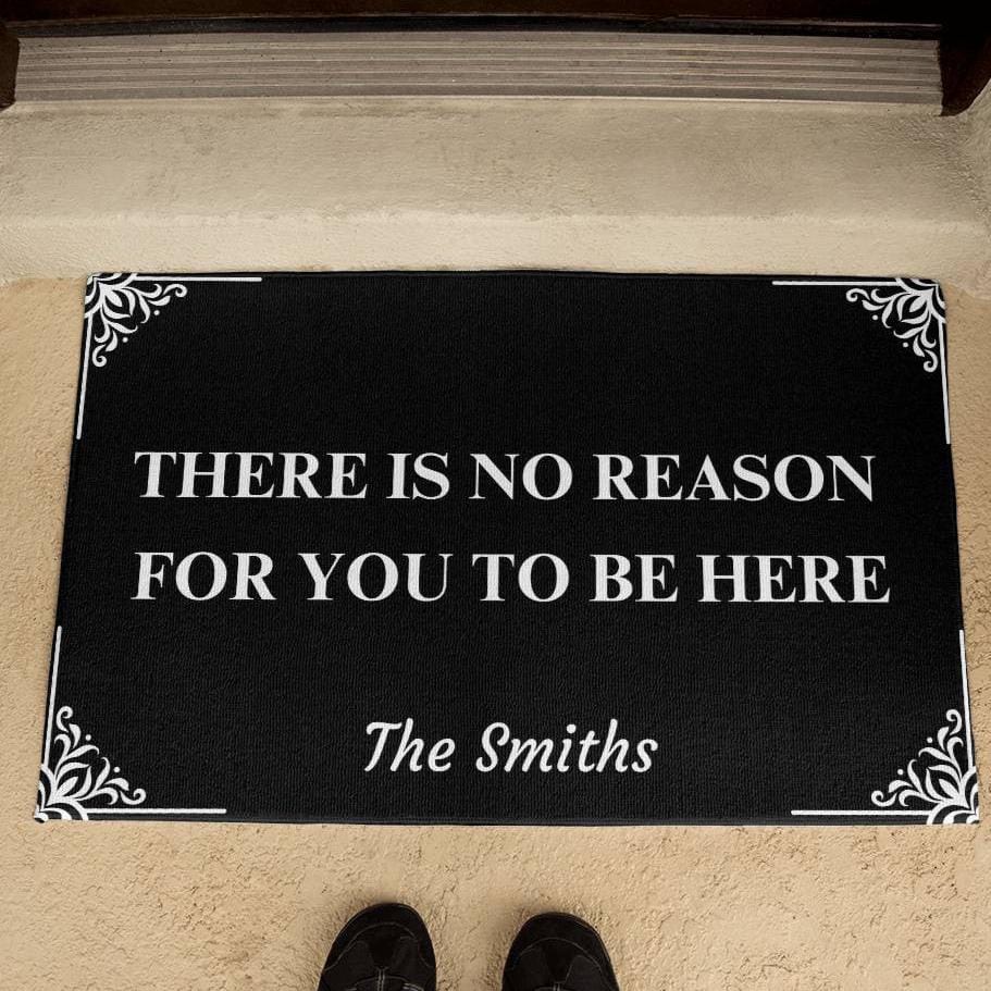 Personalized Funny Doormat, Halloween Decor