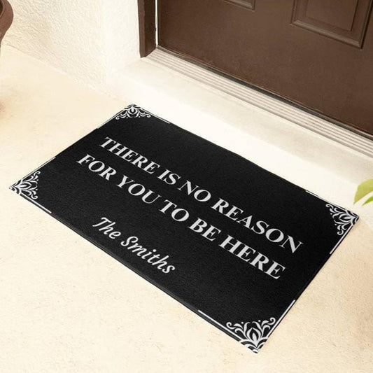 Personalized Funny Doormat, Halloween Decor