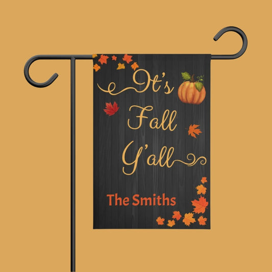 Personalized Garden Banner, Fall Decor