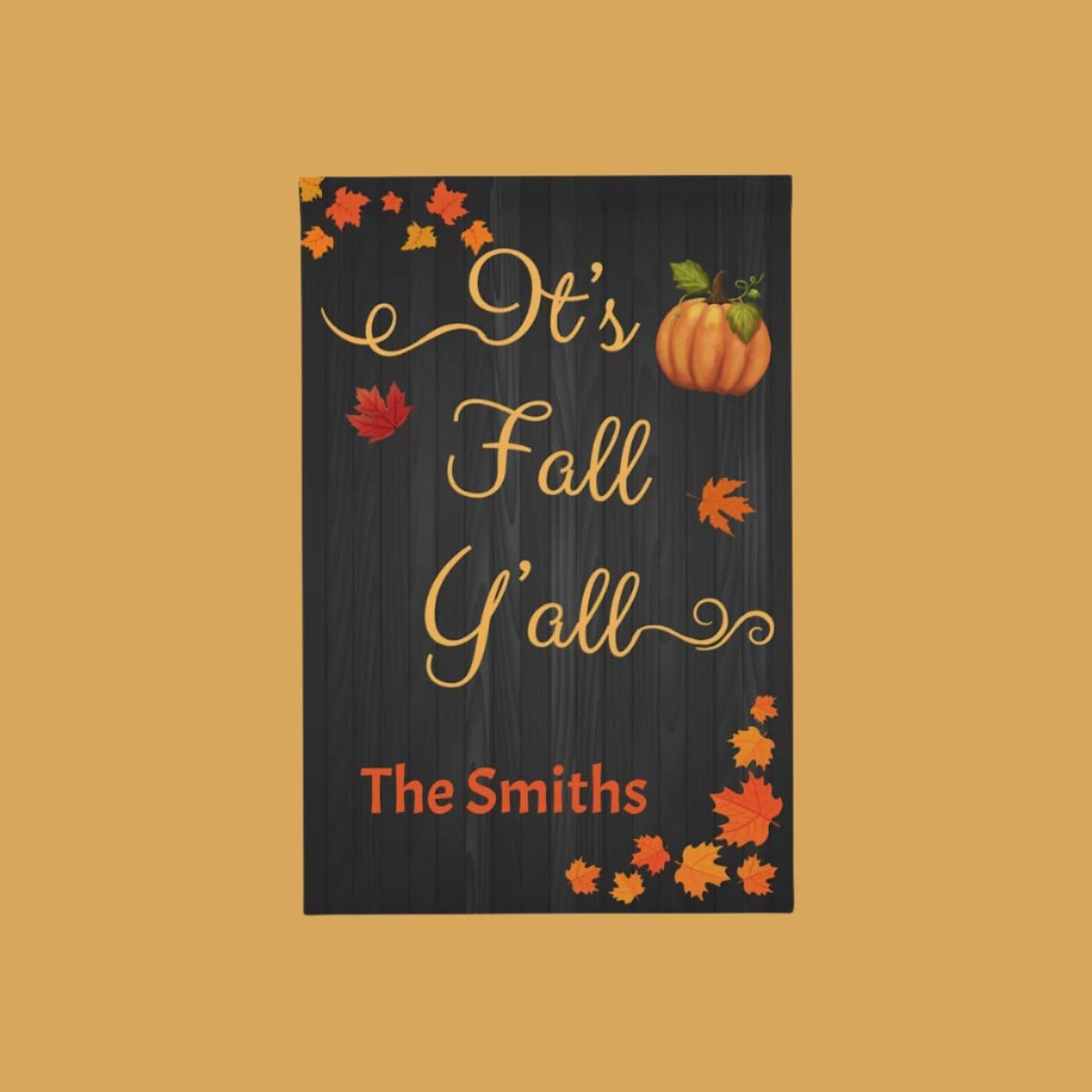 Personalized Garden Banner, Fall Decor