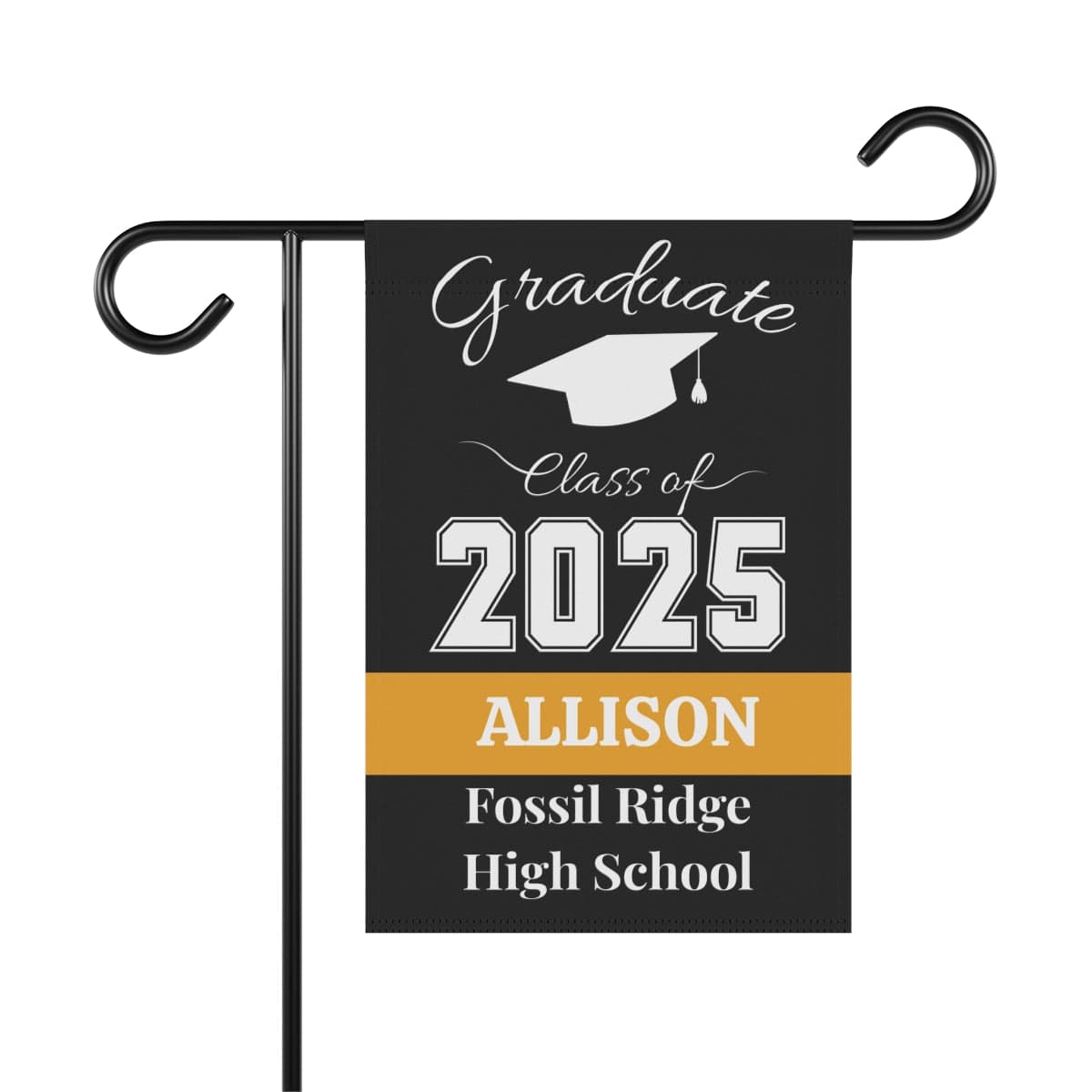 Personalized Graduation Garden Flag