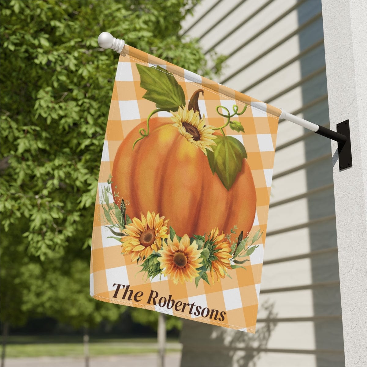 Personalized Garden & House Banner, Seasonal Fall Decor