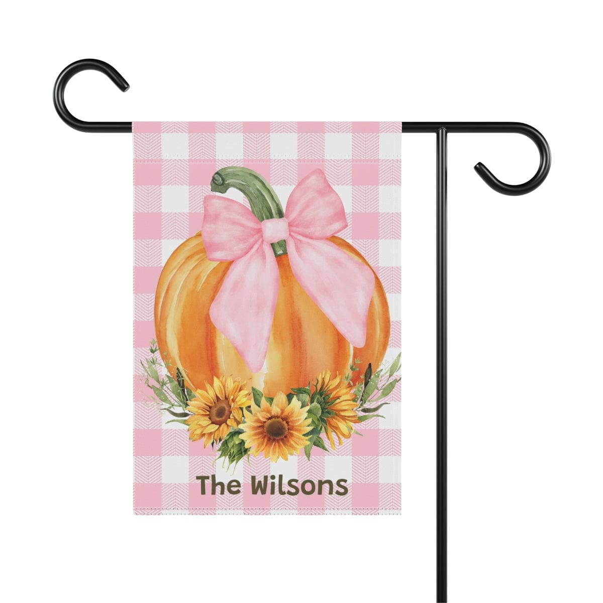 Coquette Style Garden & House Banner,  Personalized Fall Decor