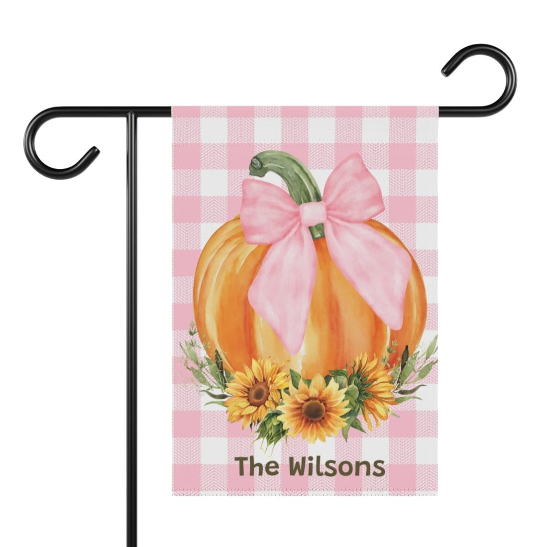 Coquette Style Garden & House Banner,  Personalized Fall Decor